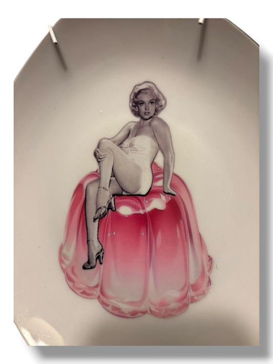Vintage Wandbord Ovaal ‘Marilyn Pudding’ | The Vintage Vibe