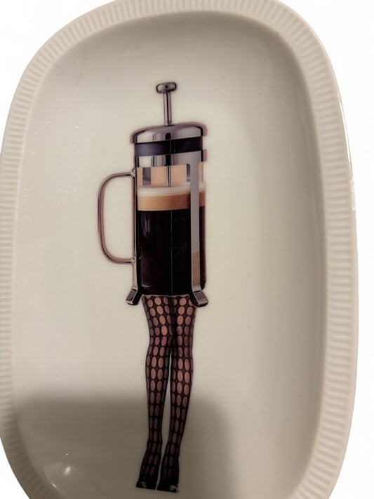 Vintage Wandbord Ovaal ‘cafetière’ | The Vintage Vibe