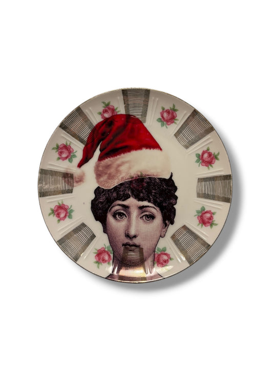 Vintage Wandbord Lina Fornasetti Kerst | The Vintage Vibe