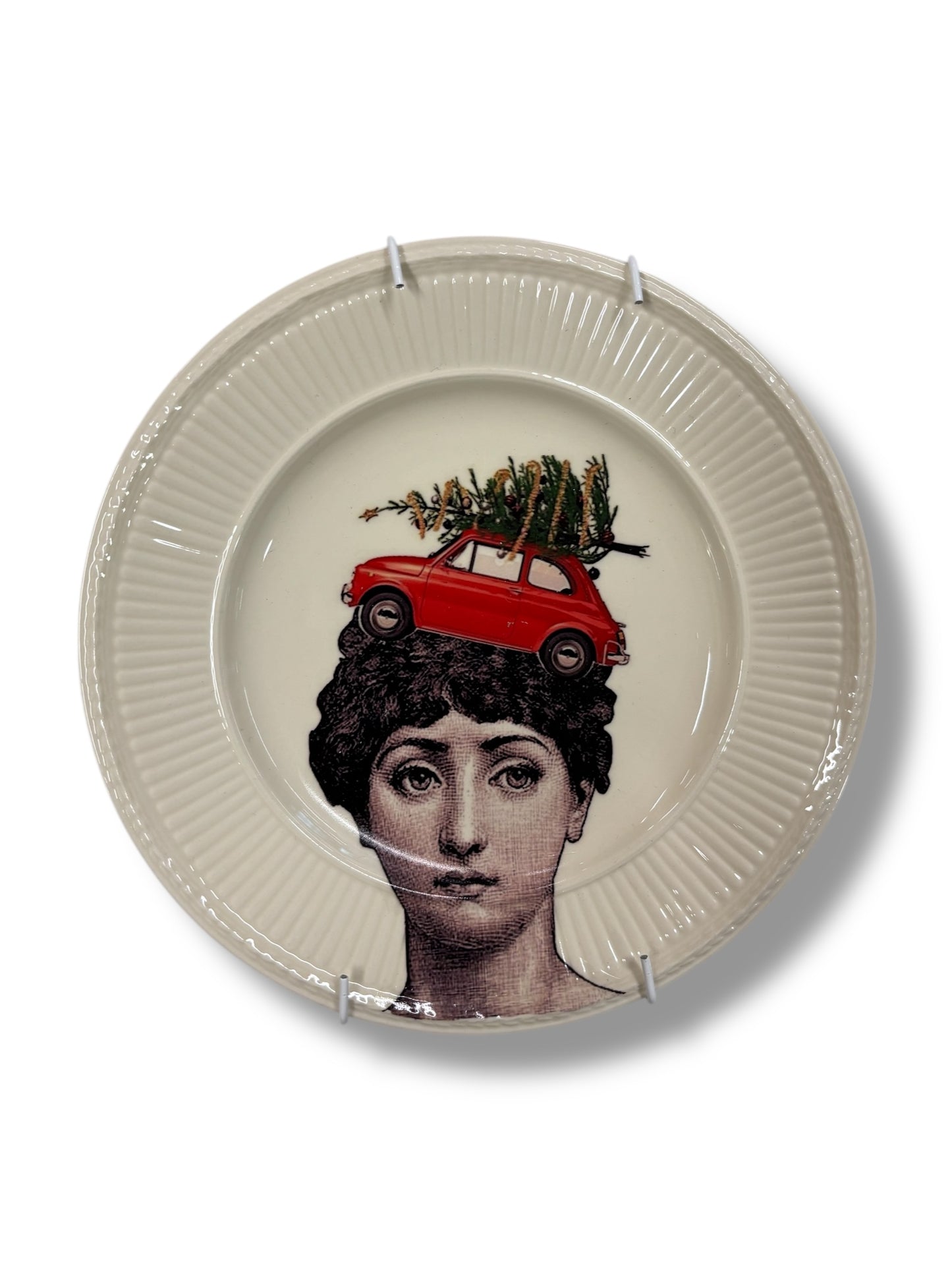 Vintage Wandbord Lina Fornasetti Kerst | The Vintage Vibe