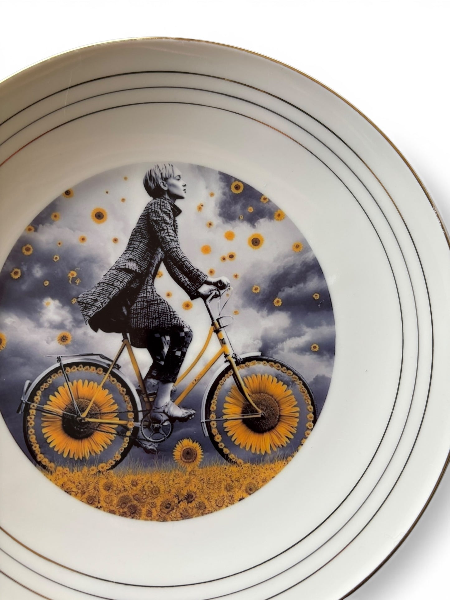Vintage Wandbord Zonnebloem Set 2 | The Vintage Vibe