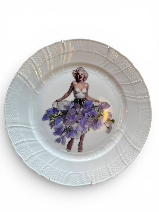Vintage Wandbord Marilyn Bloemenrok | Het Maakhuys