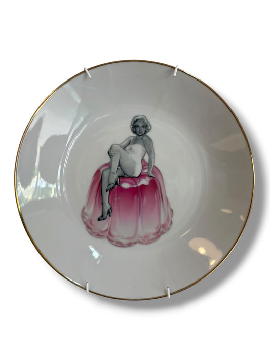 Vintage Wandbord Marilyn op Pudding | Het Maakhuys