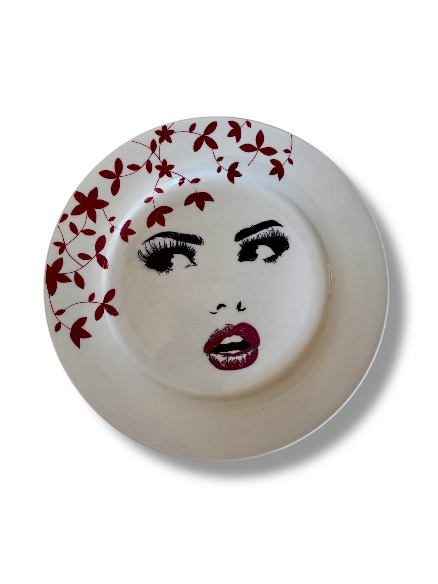 Vintage Wall Plate Portrait