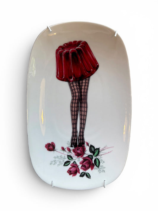 Vintage Wandbord Pudding Benen | Het Maakhuys