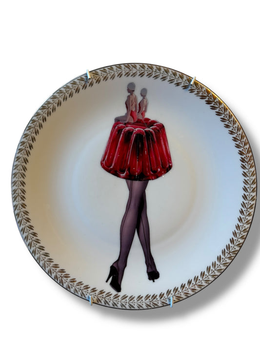 Vintage Wandbord Pudding op Benen | The Vintage Vibe