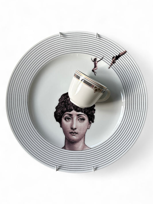 Vintage Wandbord Fornasetti Koffiekopje
