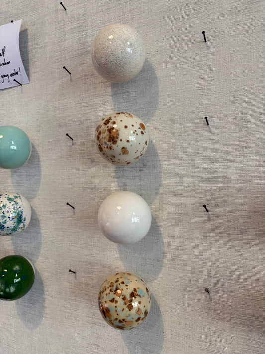 Wandparel van Keramiek Mocha Marble | Het Maakhuys