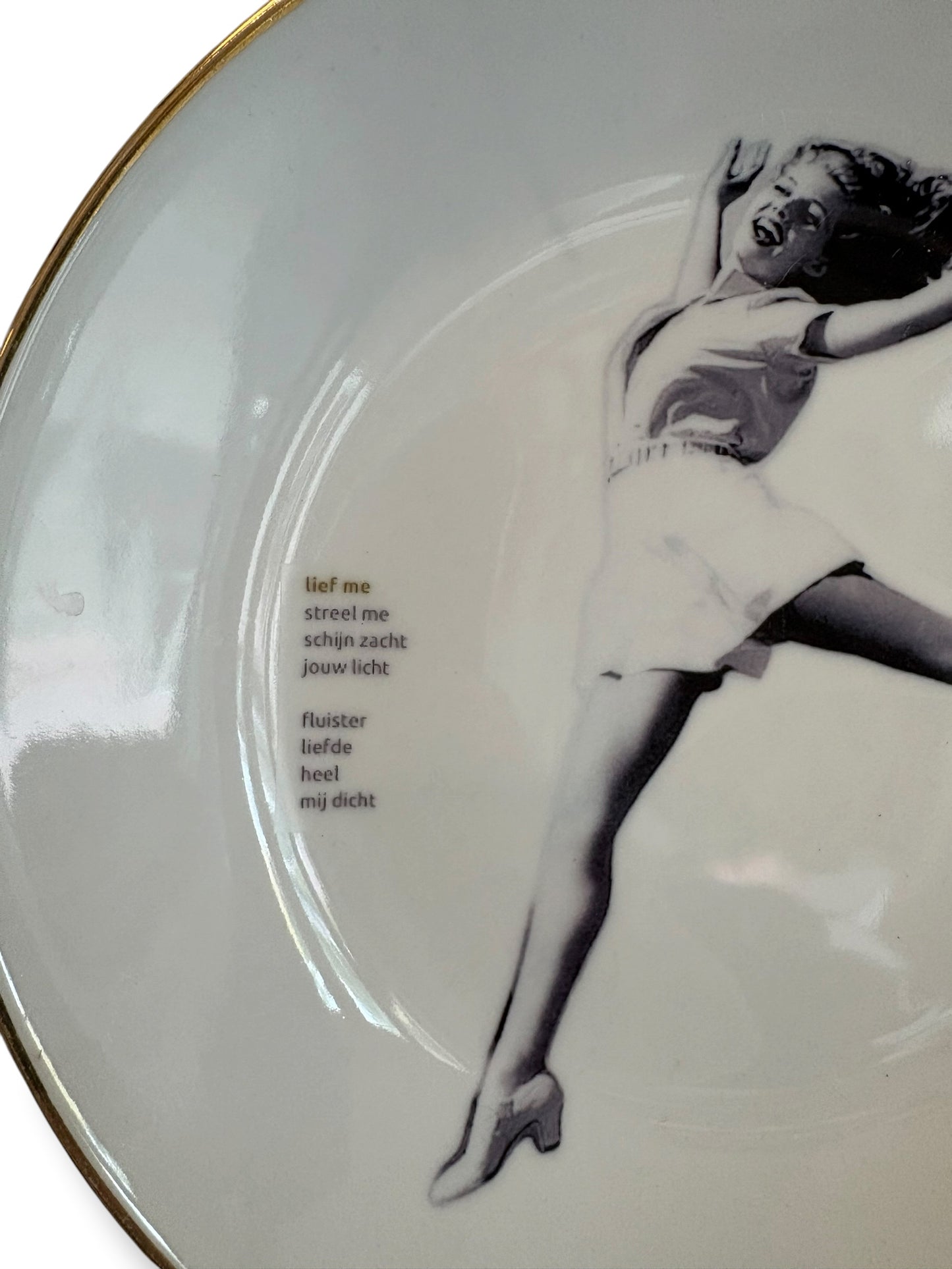 Vintage Wandbord Gedicht Caro Dame | Het Maakhuys