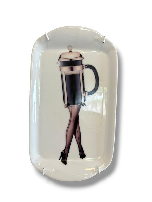 Vintage Wandbord Coffee to Go | Het Maakhuys