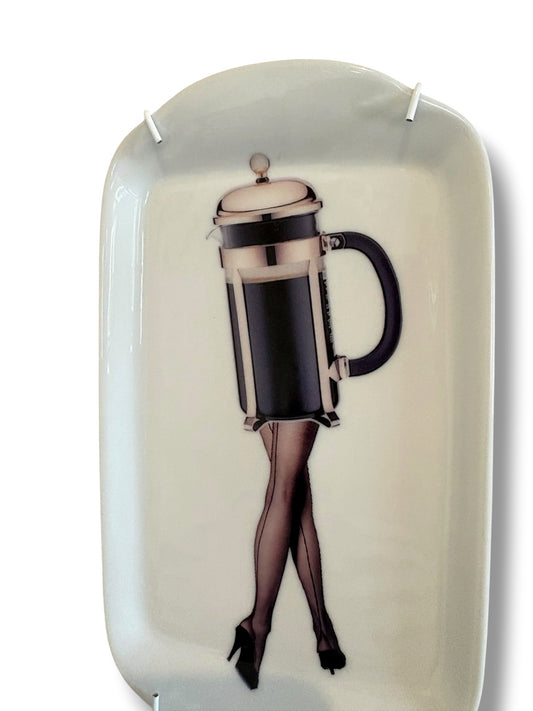 Vintage Wandbord Coffee to Go | Het Maakhuys