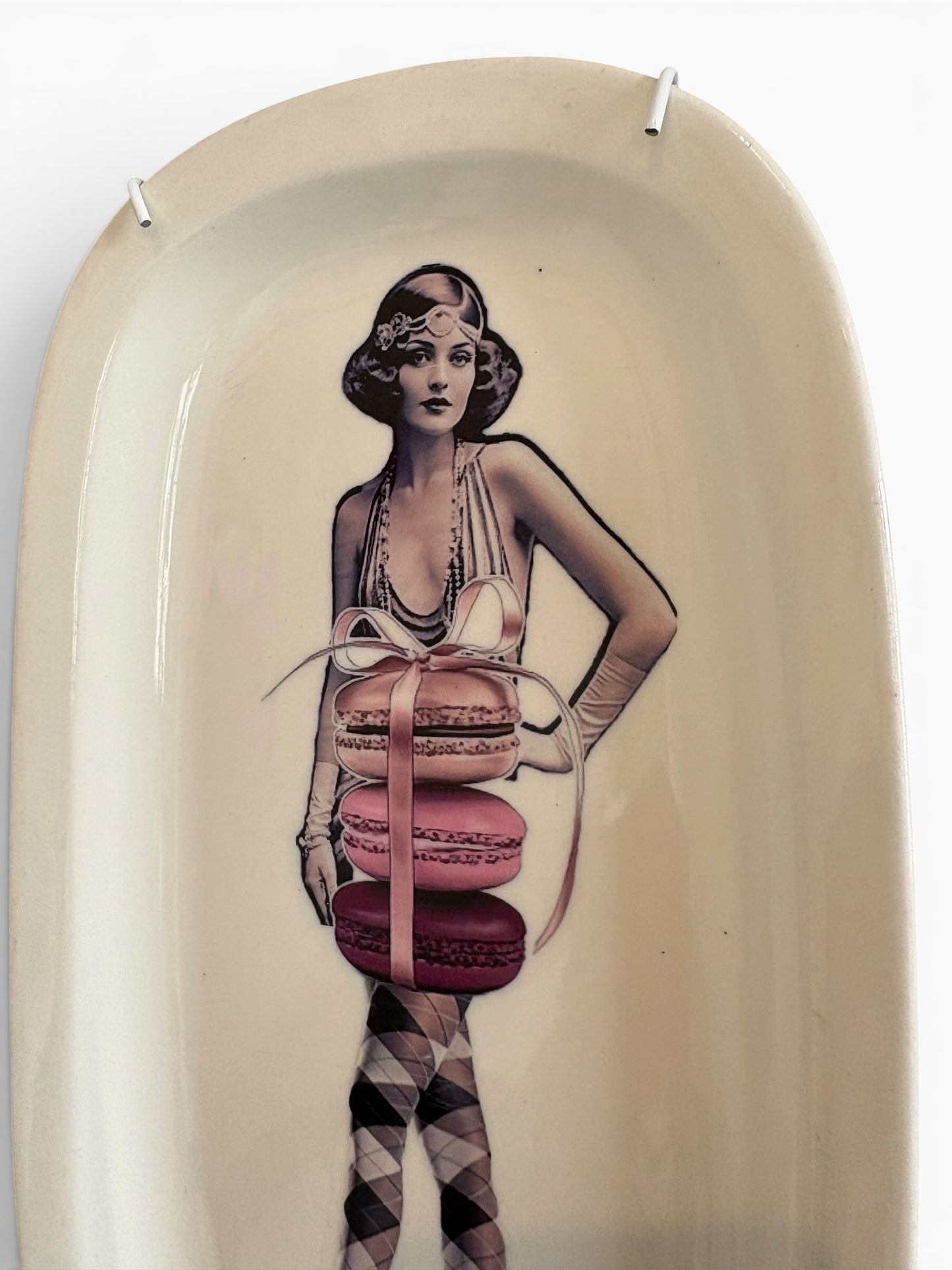 Vintage Wandbord Dame | Het Maakhuys