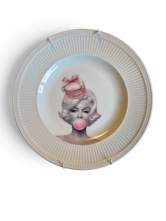 Vintage Wandbord Marilyn kauwgom