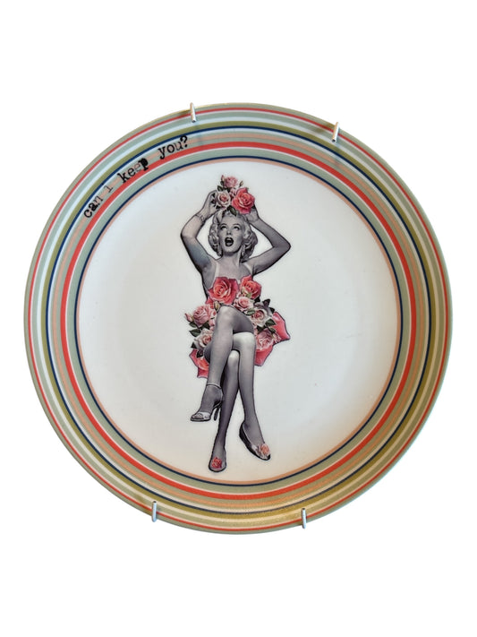 Vintage Wandbord Marilyn tekst