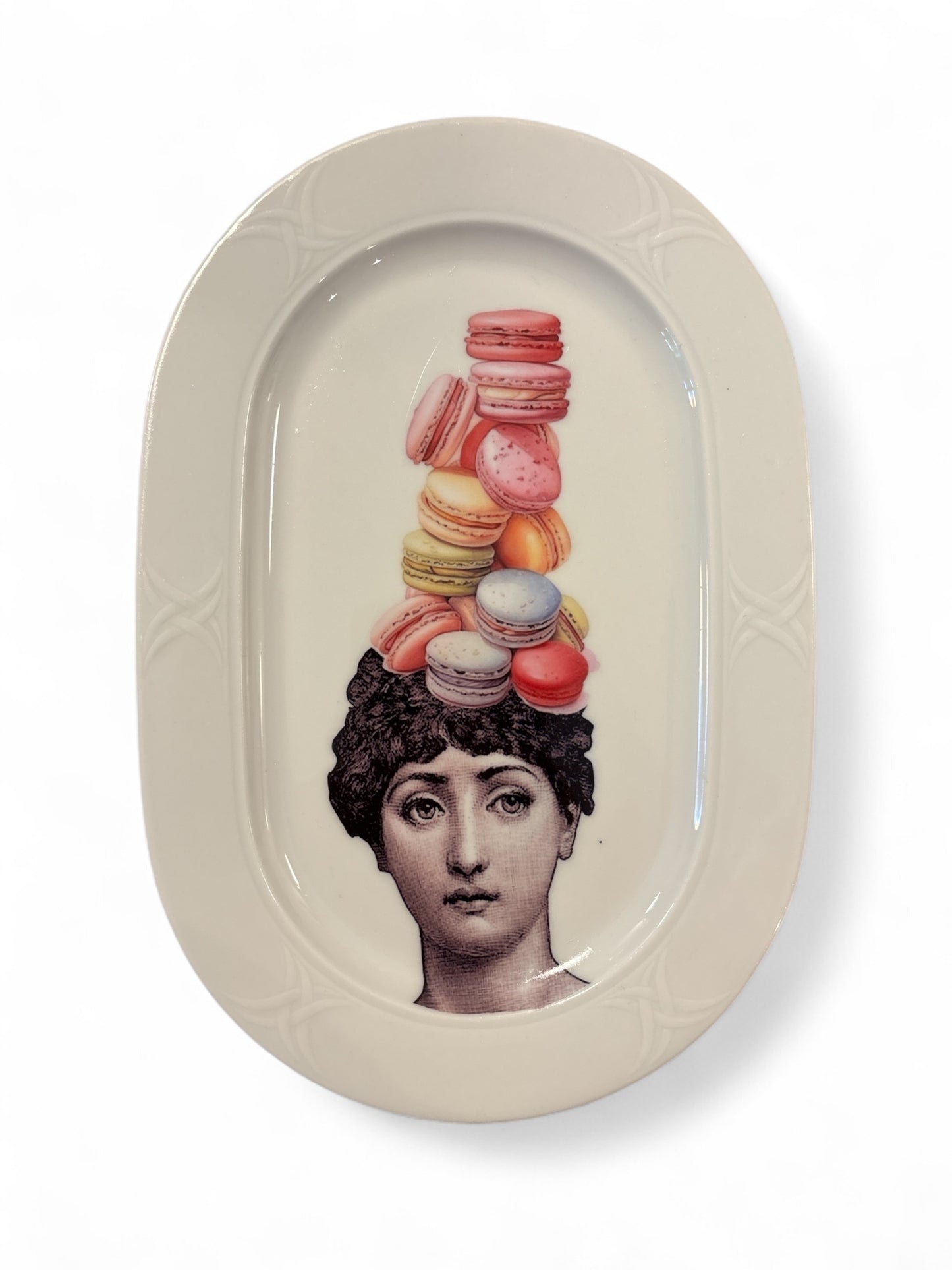 Vintage Wandbord Ovaal Lina Fornasetti Macarons