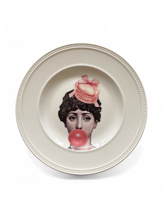 Vintage Wandbord Lina Fornasetti Bubblegum | The Vintage Vibe