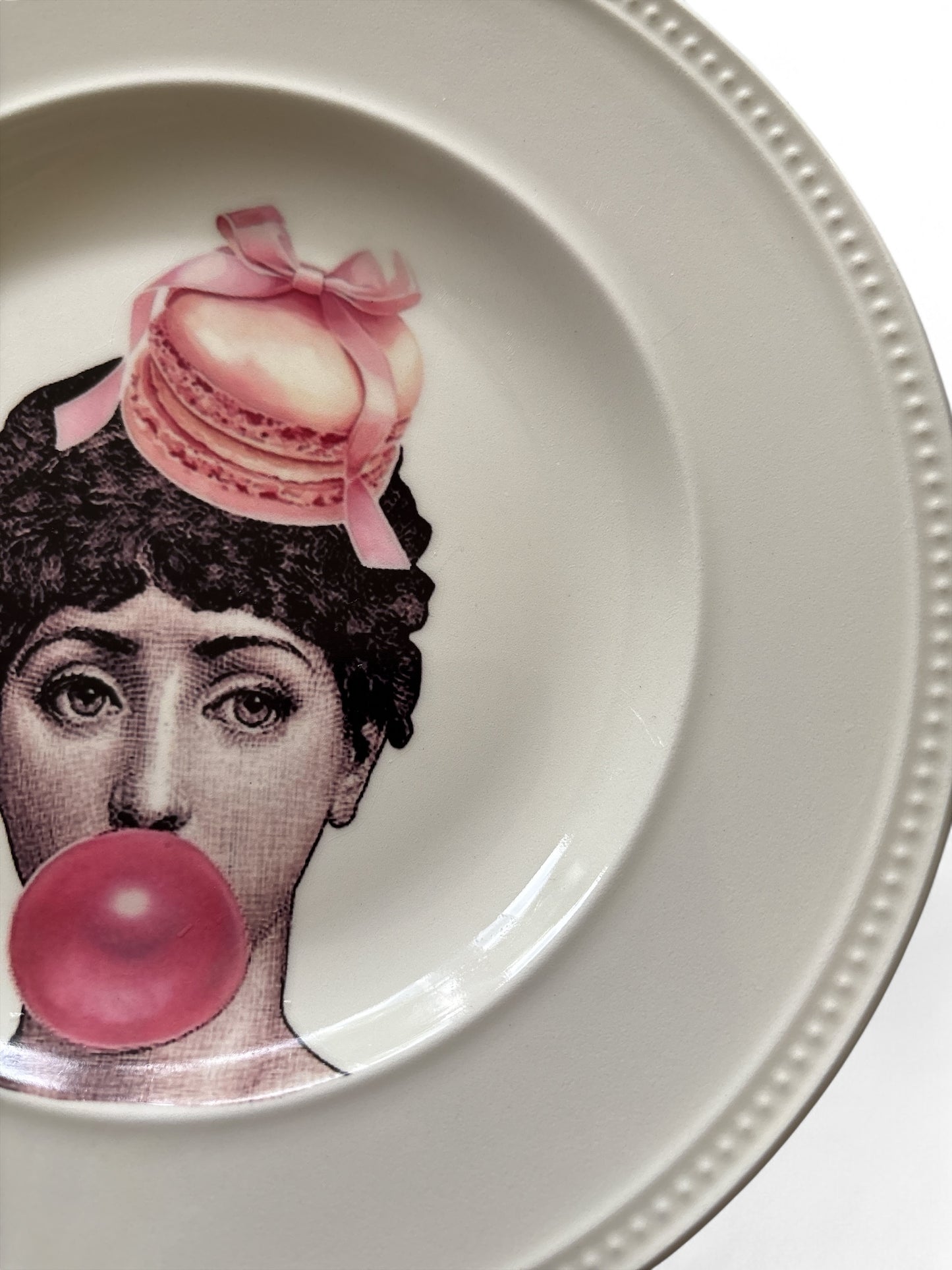 Vintage Wandbord Lina Fornasetti Bubblegum | The Vintage Vibe