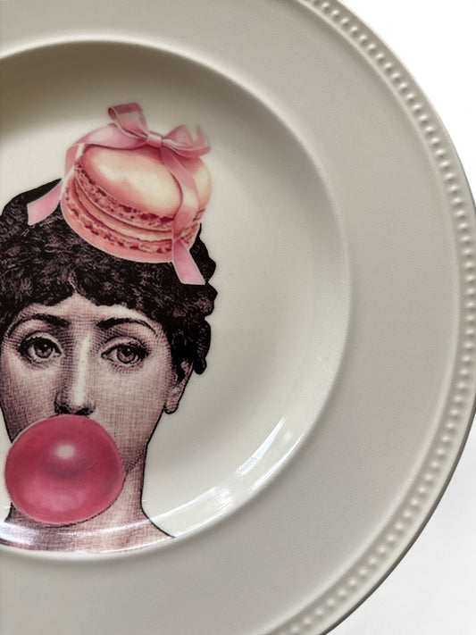 Vintage Wandbord Lina Fornasetti Bubblegum | The Vintage Vibe