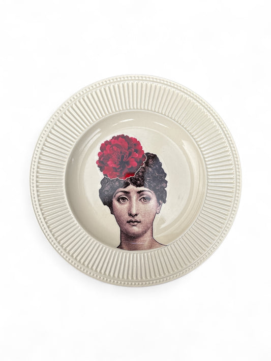Vintage Wandbord Lina Fornasetti Bloem | The Vintage Vibe