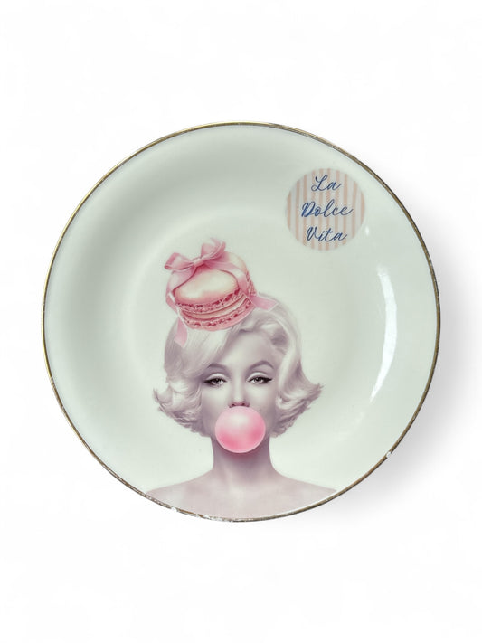 Vintage Wandbord Marilyn kauwgom