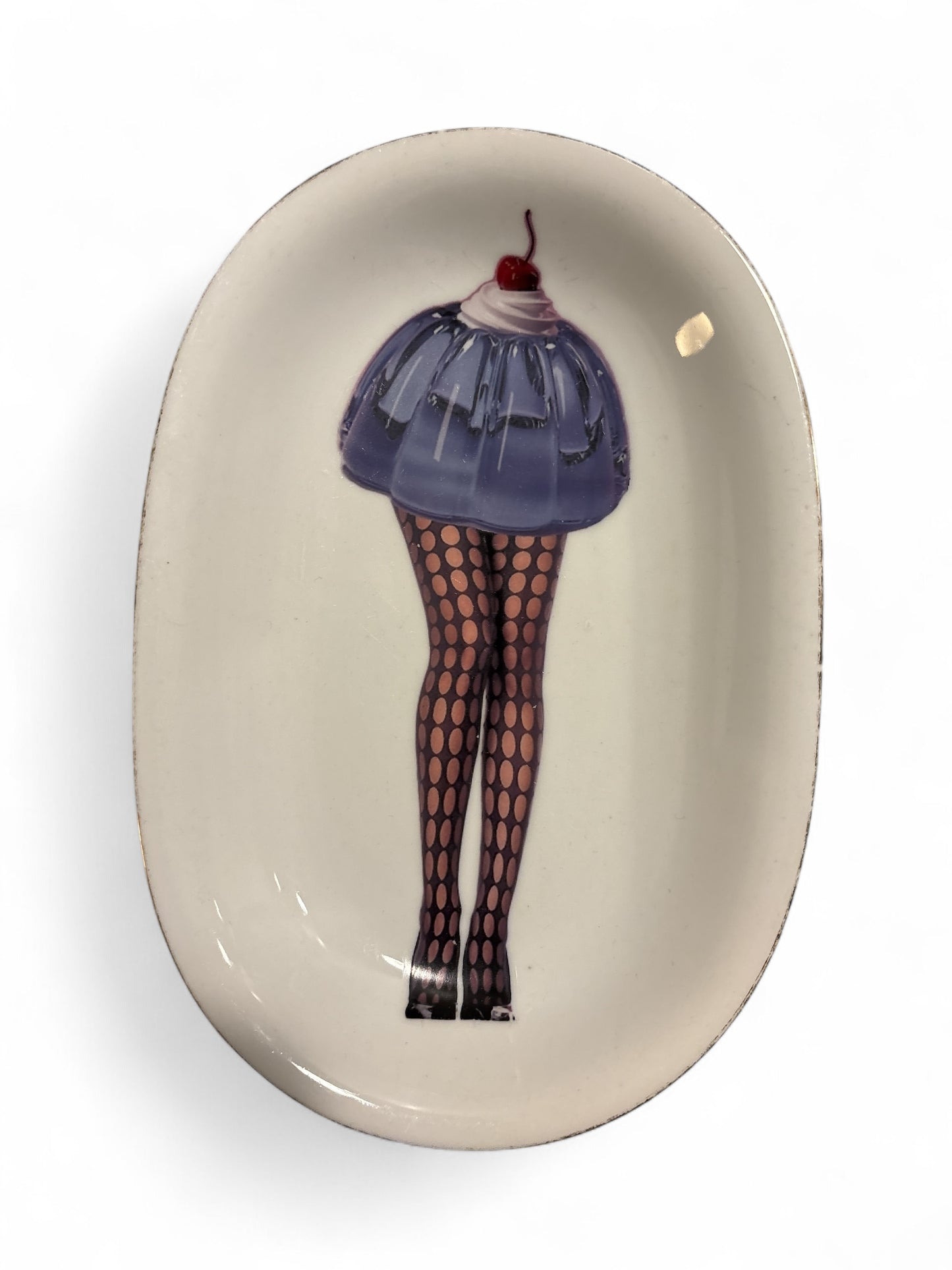 Vintage Wandbord Ovaal ‘Pudding Benen’ | The Vintage Vibe