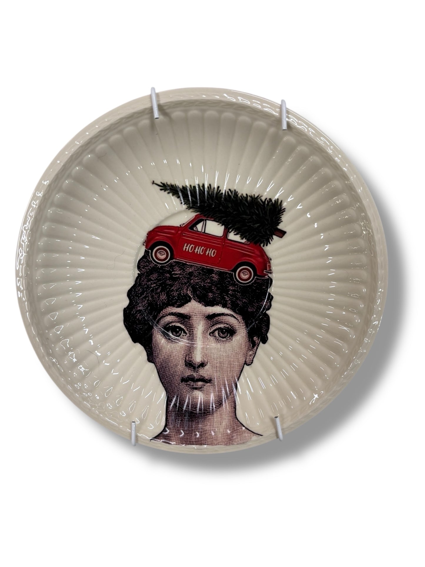 Vintage Wandbord Lina Fornasetti Kerst | Het Maakhuys