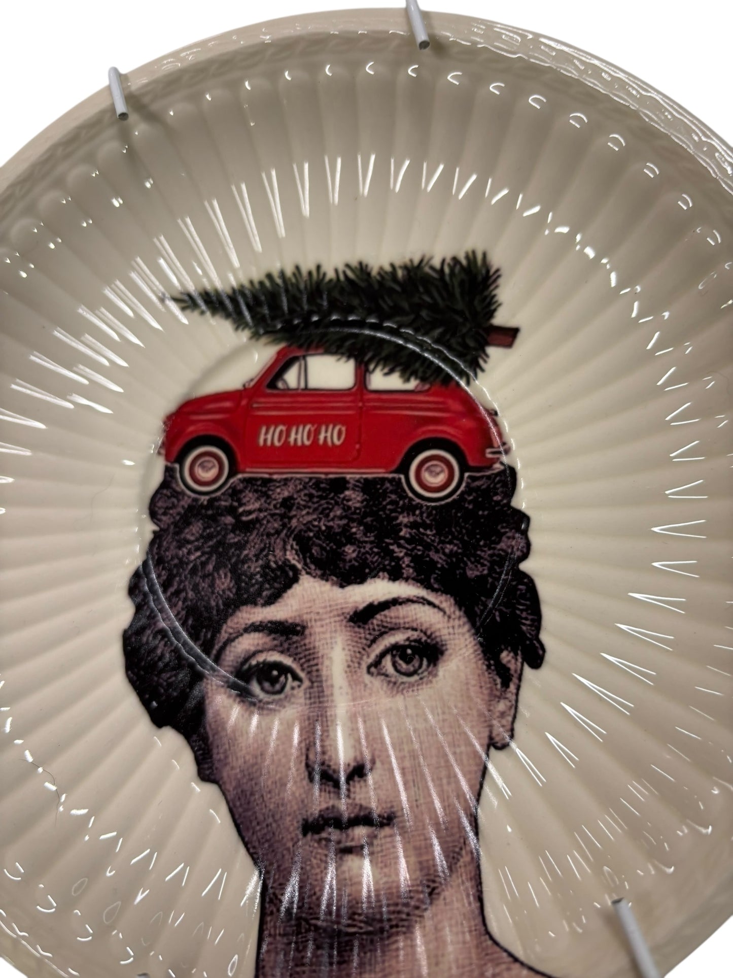 Vintage Wandbord Lina Fornasetti Kerst | Het Maakhuys
