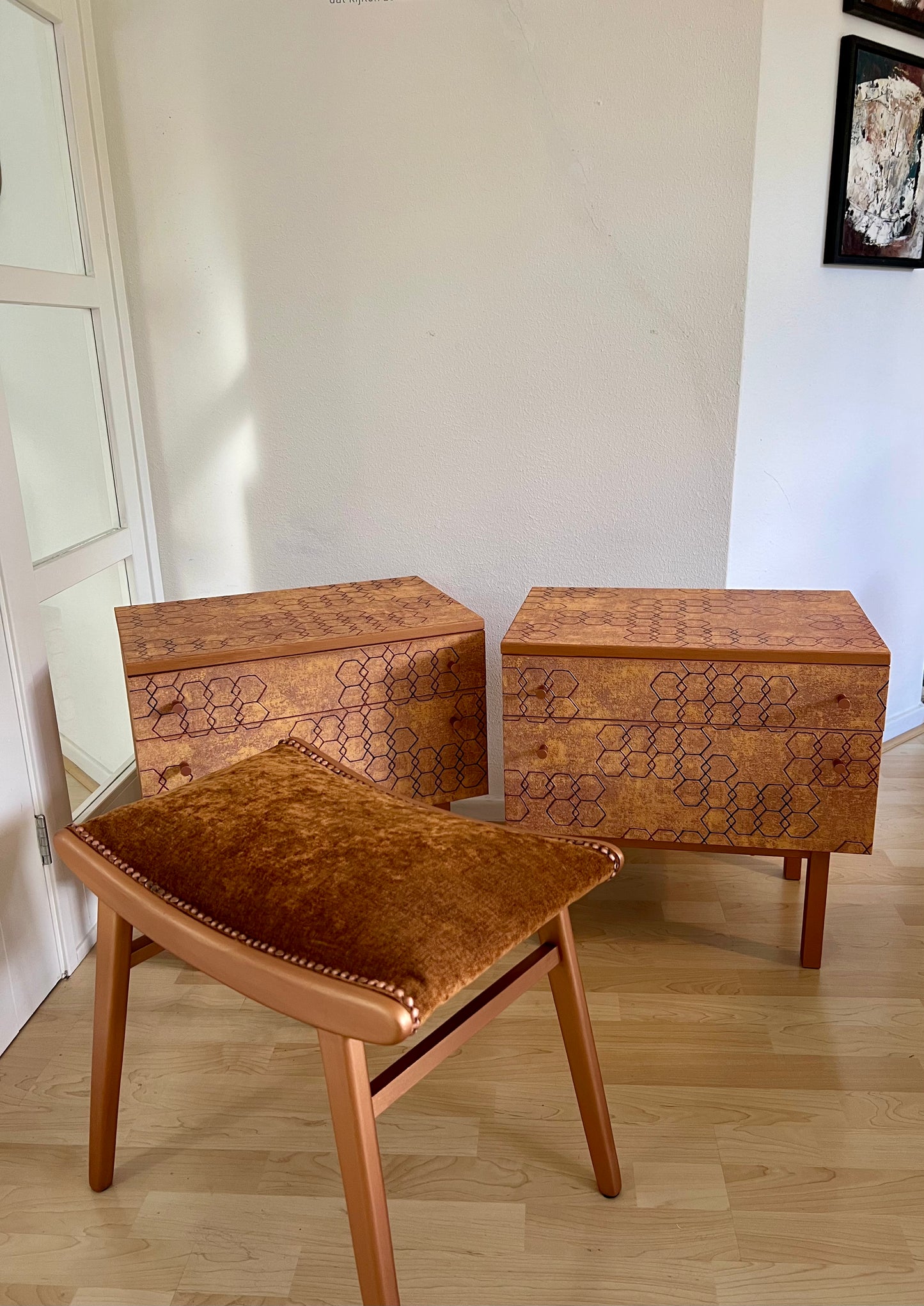 Kaptafel & Nachtkastjes in opdracht | The Vintage Vibe