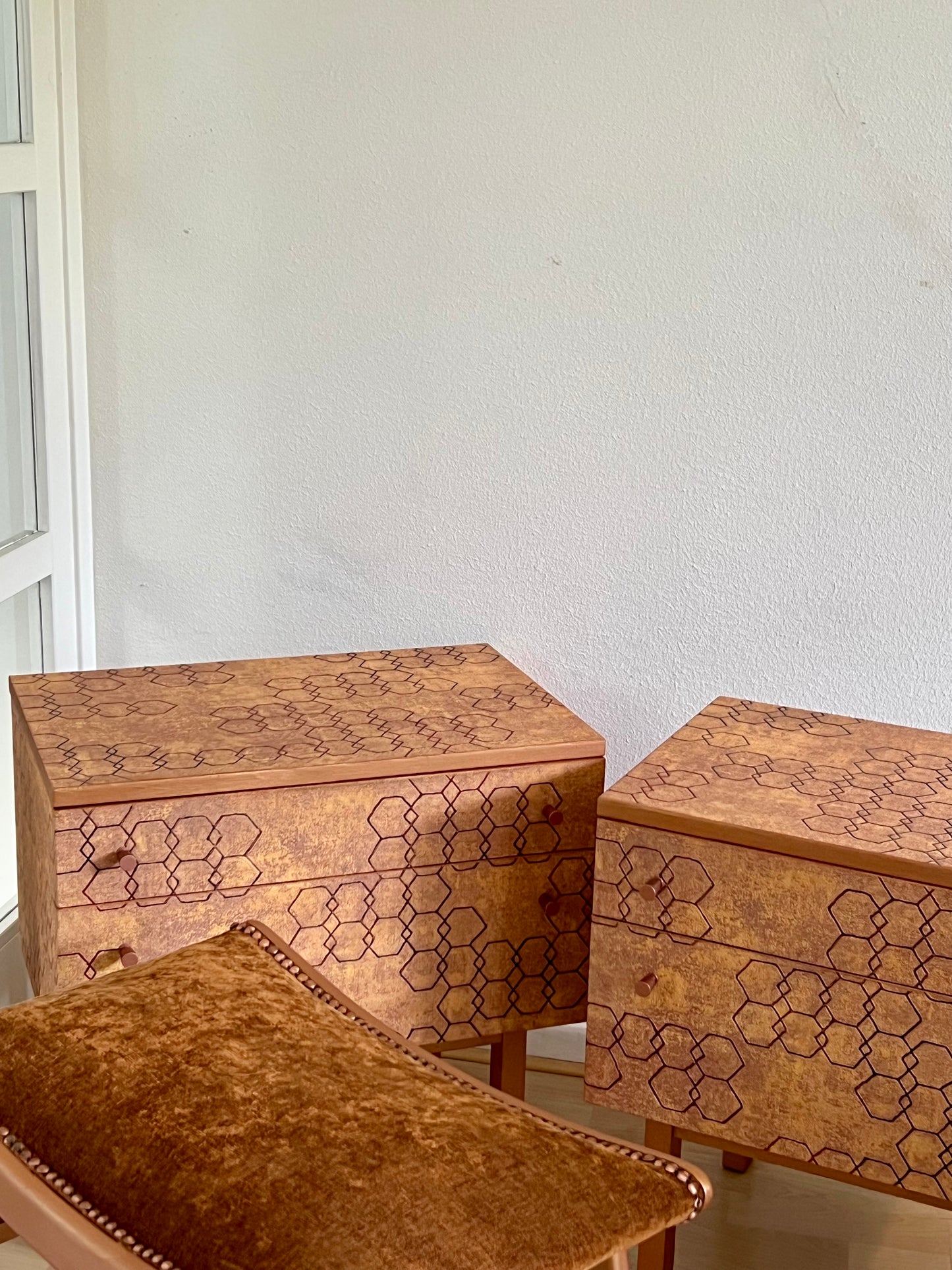 Kaptafel & Nachtkastjes in opdracht | The Vintage Vibe